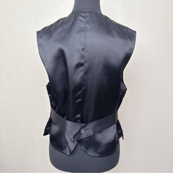 Vintage Cambridge Dry Goods Company Womens Small Equestrian Horses Open Vest - Picture 3 of 12